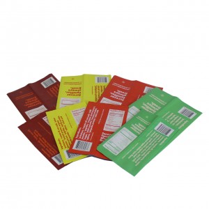Custom Size Back Seal Packaging Bag Para sa Food Chips