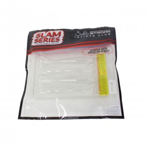 Custom 3 Side Seal Plastic Zipper Pouch Bag For Fishing Bait