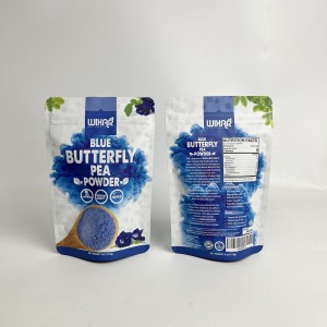 Custom Standup Zipper Pouches  for coconut sugar fruit packaging