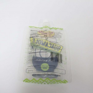 Spout Pouches Food Grade Juice Doypack Printed Plastic with Clear Window