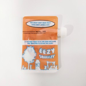 Recyclable Stand Up Spout Pouch Para sa Liquid O Body Lotion Packaging Leakproof