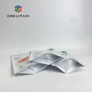 Custom print nga plastik nga food grade resealable stand up pouch