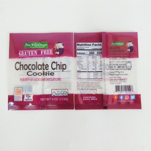 Custom Uv Printed Plastic Back Seal Bag for Chips Package Bag