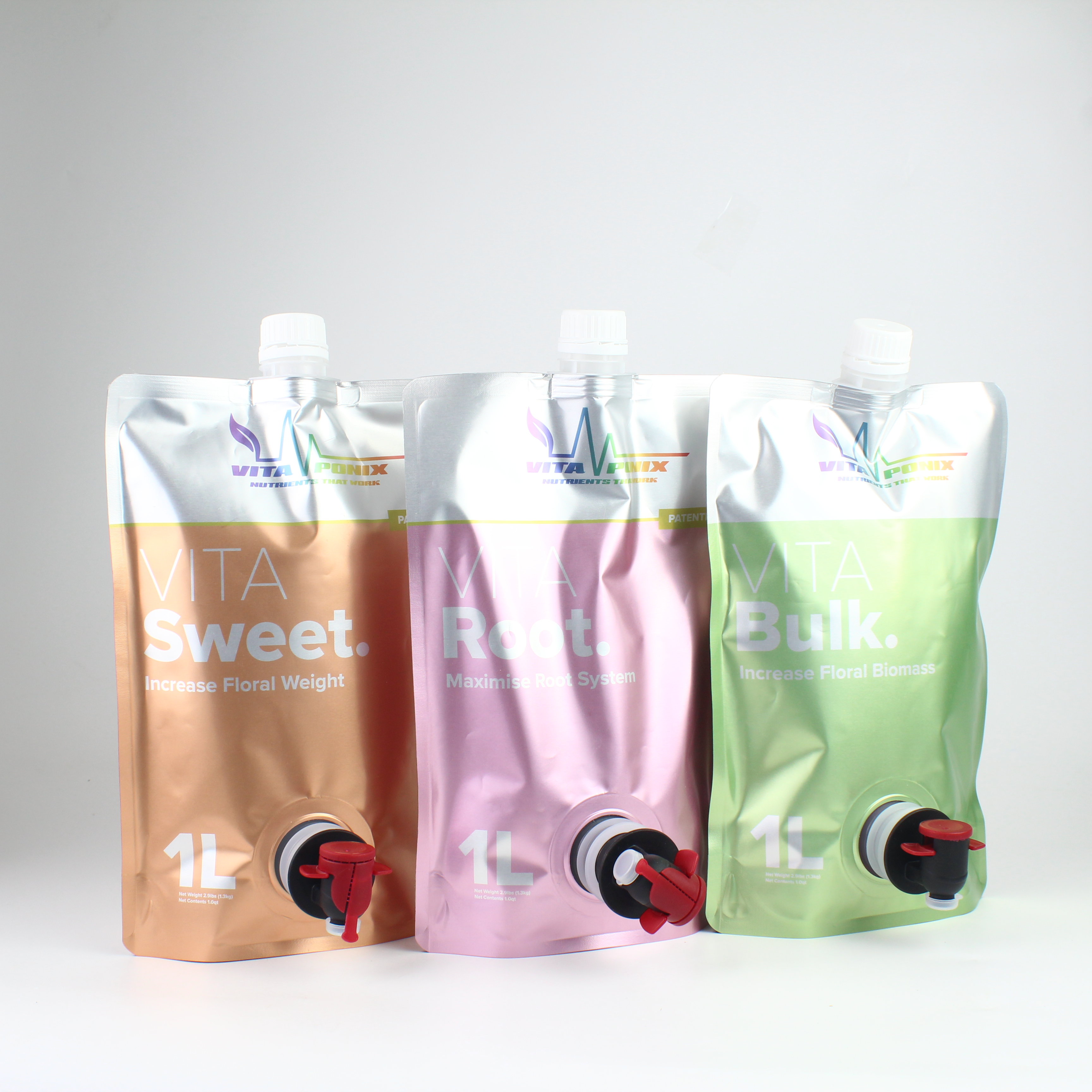 1L Custom Printed Spouted Stand Up Bag Barrel Pouch Liquid Packaging with Spigot Featured Image