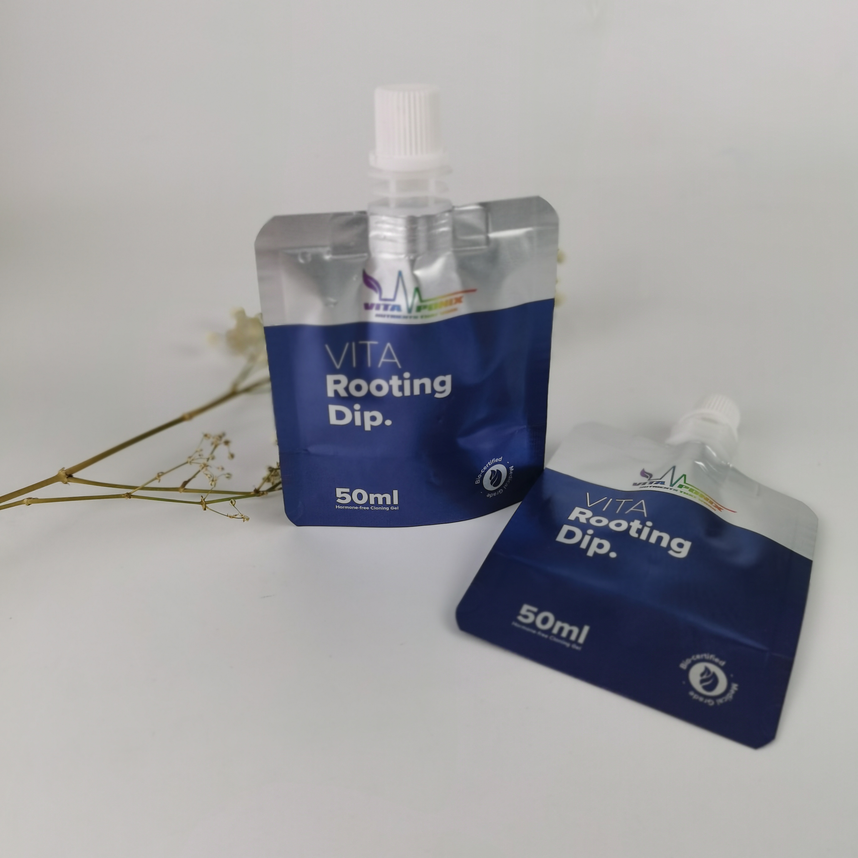 Custom Printed Spouted Stand Up Pouches with Nozzle Cap for Liquid Beverage Packaging Featured Image