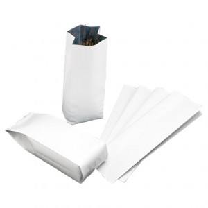 Sac d'emballage de thé personnalisé en papier d'aluminium à 4 joints latéraux