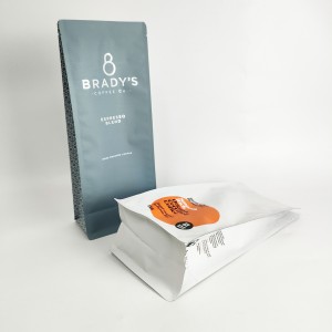 Hot Sale for Custom Printed Matt Black Aluminum Foil 100g 250g 500g 1kg Plastic Flat Bottom Coffee Bag With Valve
