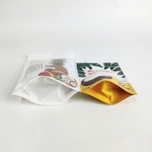 Надрукований на замовлення алюмінієвий фольгований майларовий мішечок із застібкою-блискавкою для пакета для упаковки кокосових сухофруктів