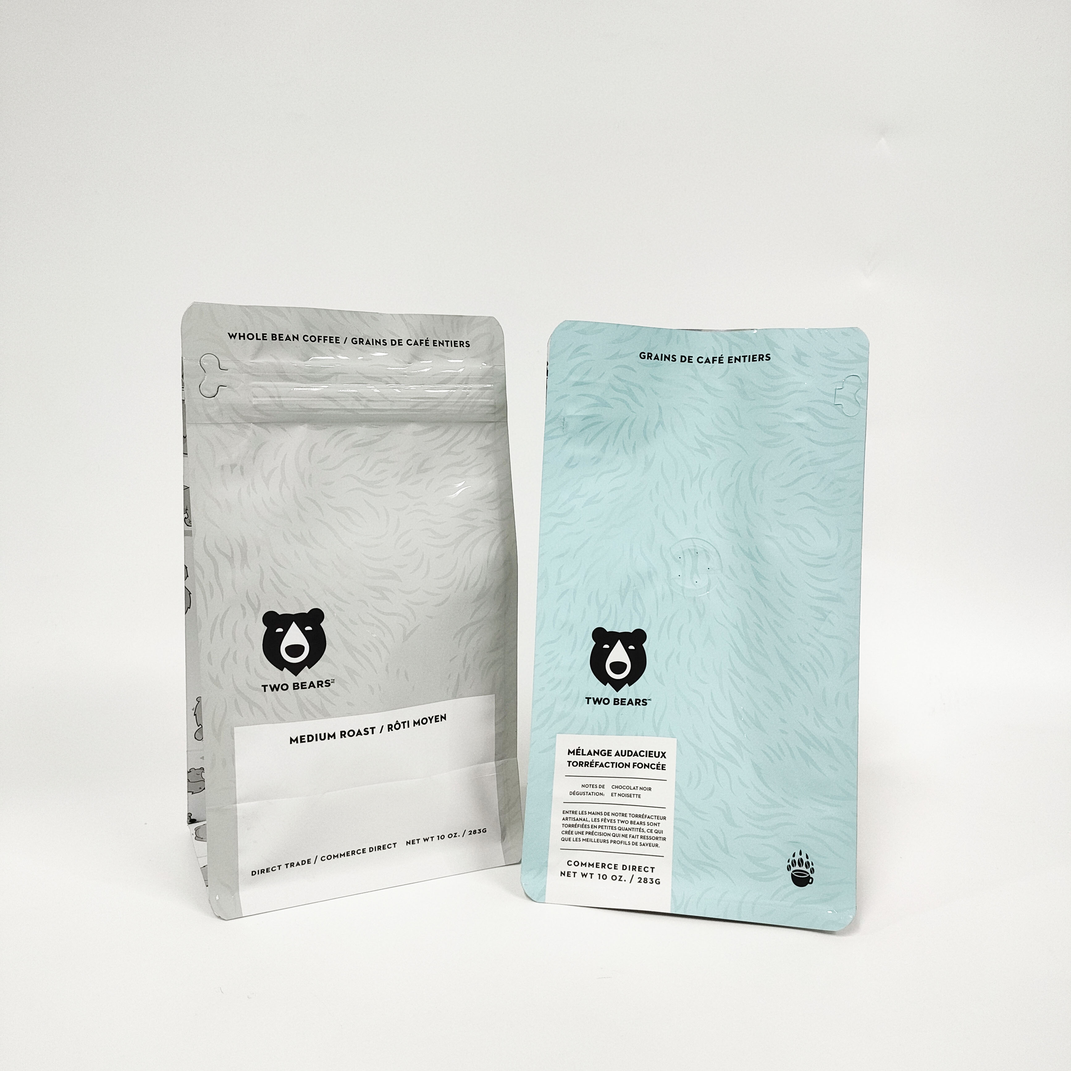 Custom Flat Bottom Packaging With Zipper Reusable Coffee Packaging Featured Image