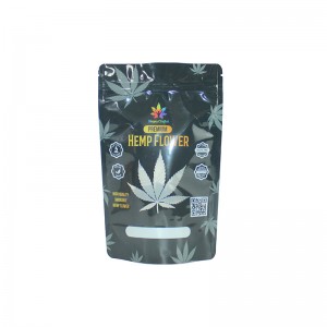 Material de tacto suave Impresión personalizada Bolsa de embalaxe de galletas a proba de cheiros con bolsas de Mylar con cremalleira
