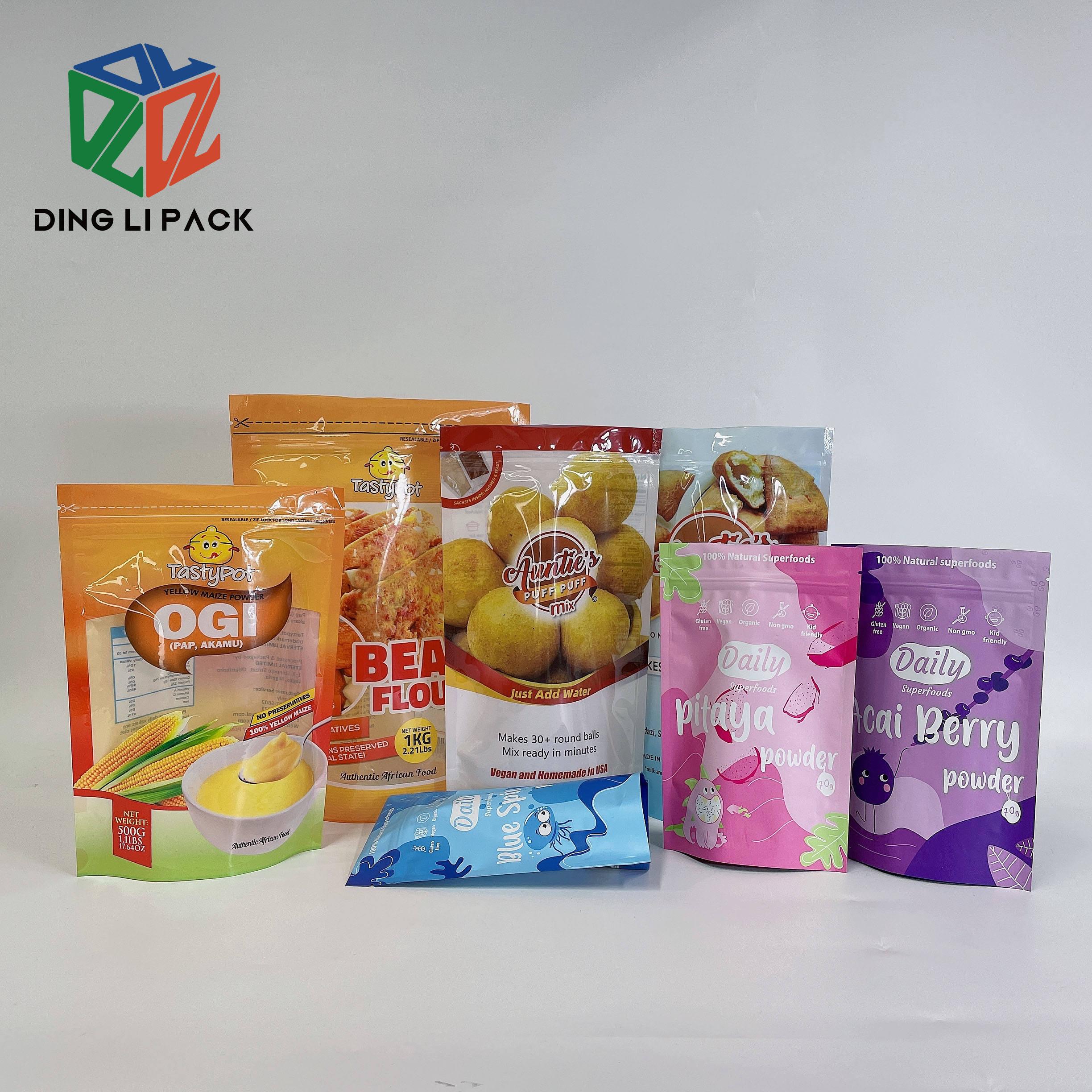 Protein powder packaging bags
