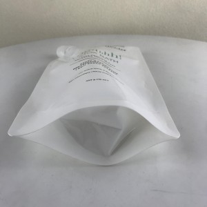 Custom Hologpam Moisture proof Spout Pouch With Body Srcub Clear Bath Package