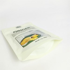 Custom Design Plastic Uv Spot compostable stand up zipper pouch food grade packaging pouch