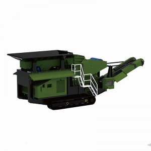 Crawler-tipe mobile stasiun crushing rahang leutik (kalawan generator set) minyak-listrik dual-tujuan/TP-57/TP-106(75)