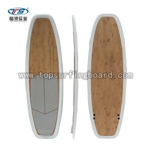 WSB-06 Wake board bamboo wake surfing board wake surfboard Skimboard Skim surfboard