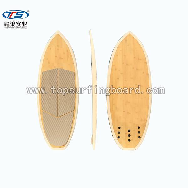 WSB-01 Wake board bamboo wake surfing board wake surfboard Skimboard Skim surfboard Featured Image