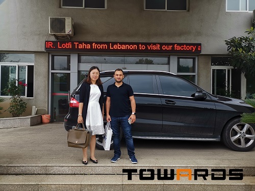 زيارة المصنع، نرحب بعملائنا من لبنان