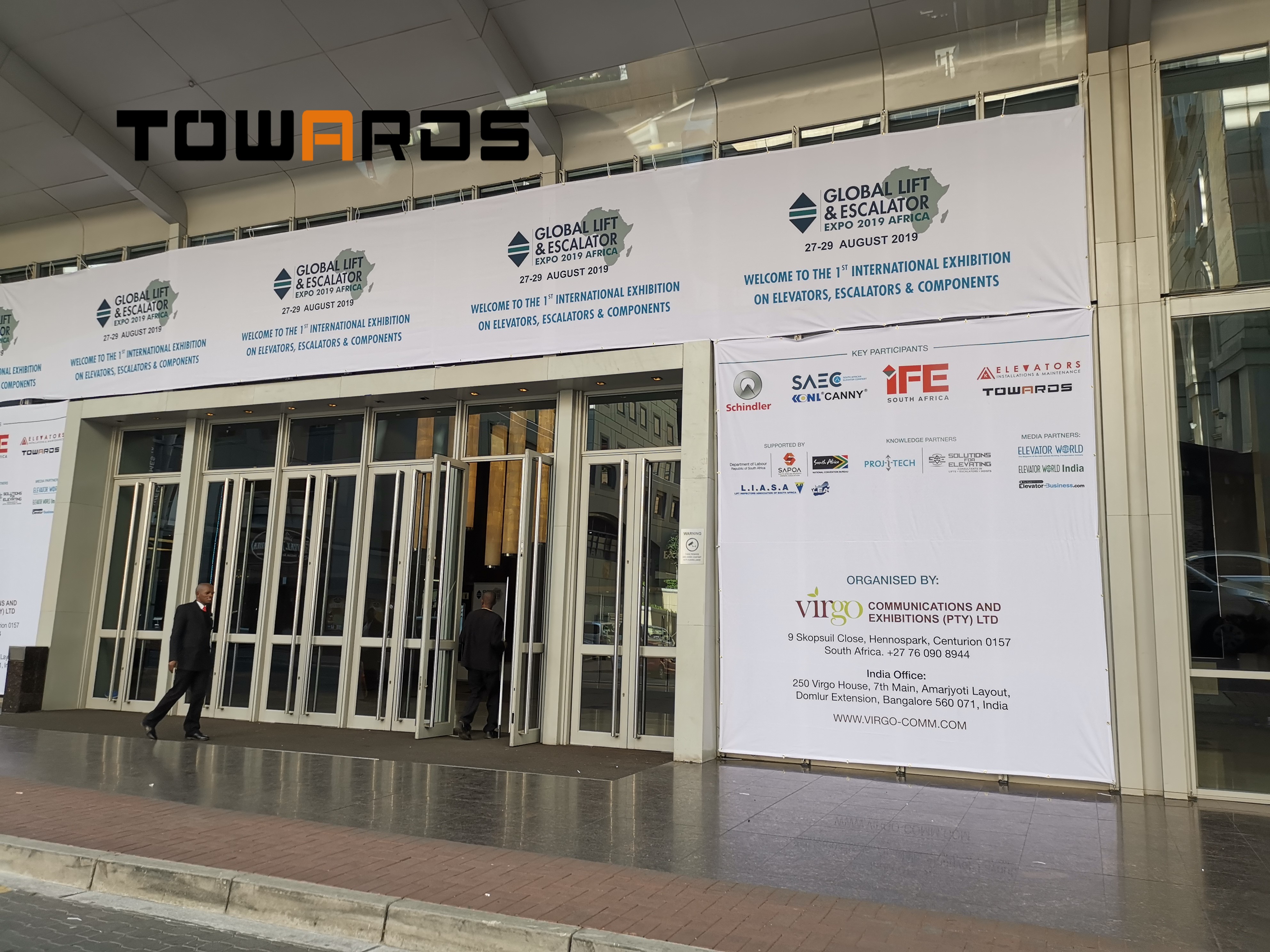 TOWARDS in 1st Elevator & Escalator Expo in South Africa