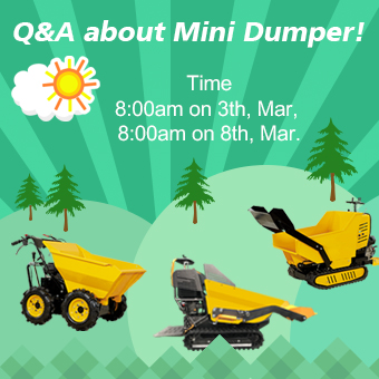 Some common situations about mini dumper usage