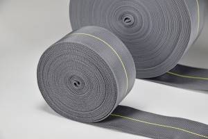 Professional China China Knitting Webbing Long Large Wide Flat Button Hole Elastic Tape