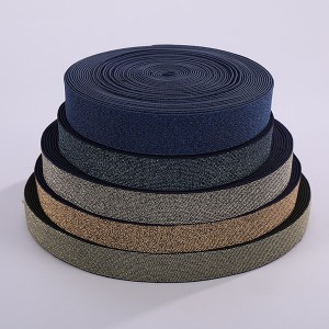Banda tejida elástica sostenible personalizada para prendas TR-SJ12