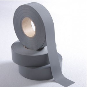 Economical grey polyester backed reflective tape TX1001