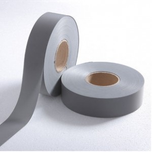 tweede kwaliteit hoogglans polygrijze reflecterende tape TX1703-2B