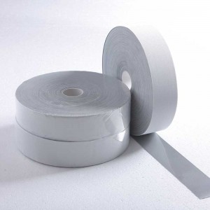 Double face elastic reflective fabric tape TX-1703-9