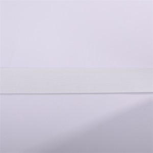 Fascia elastica in maglia di poliestere e lattice per indumenti TR-SJ1