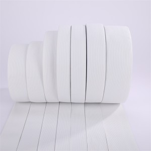 Polyester en latex elastische gebreide band voor kledingstuk TR-SJ1