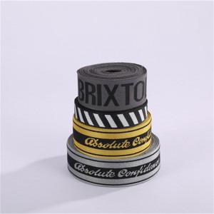 Custom design jacquard elastic band for Garment TR-SJ19