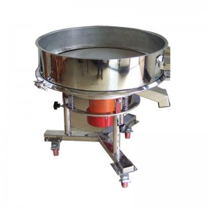 Peneira de pó filtro de mel de alta frequência rotativa máquina de peneira de filtro vibratório