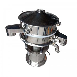 Powder sieve honey filtering high frequency rotary vibrating filter sieve  machine