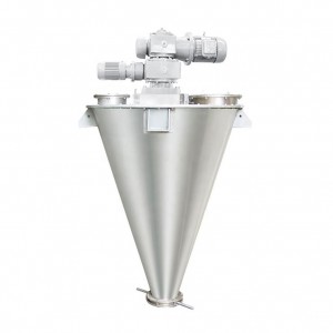 Industrial chemical vertical conical cone double  screw type mixer dry powder mixer