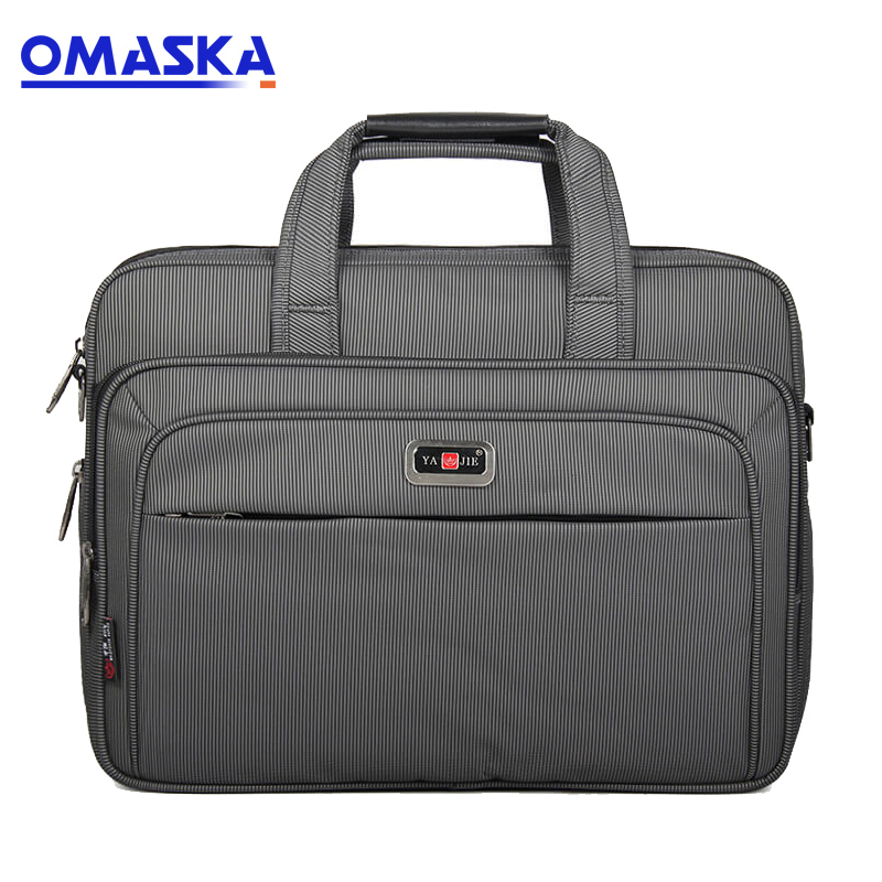 China Cheap price High Quality Suitcase - Men’s briefcase cross-section portable business computer bag custom business travel bag Oxford cloth large capacity file package – Omaska