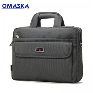 Men’s business style briefcase large-capacity file package Oxford cloth splash-proof shoulder bag casual handbag wear-resistant