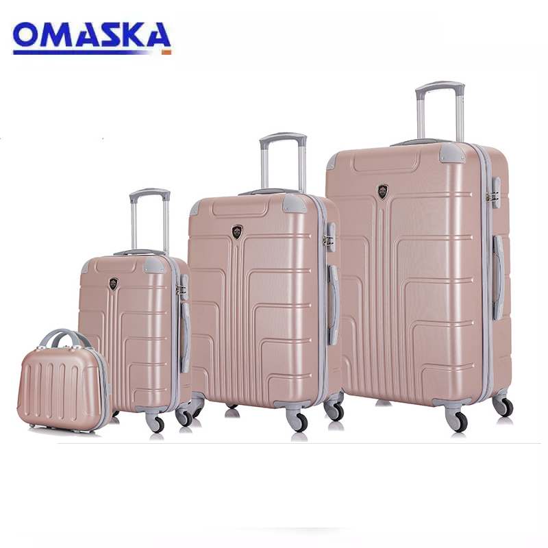 2021 China New Design Fashion Luggage - OMASKA 2021 New Design factory wholesale 4pcs 5pcs set 003# luggage bag abs travel luggage suitcase  – Omaska