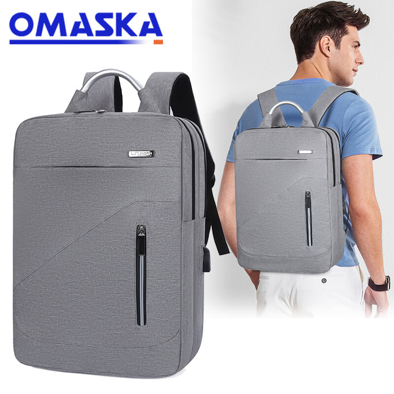 Маленький чемодан со скидкой оптом - кантонская ярмарка 2020, новый дизайн оксфордского 17-дюймового светоотражающего USB-рюкзака для ноутбука – Omaska