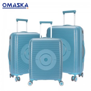 Omaska new design circle pattern pp luggage set #80010