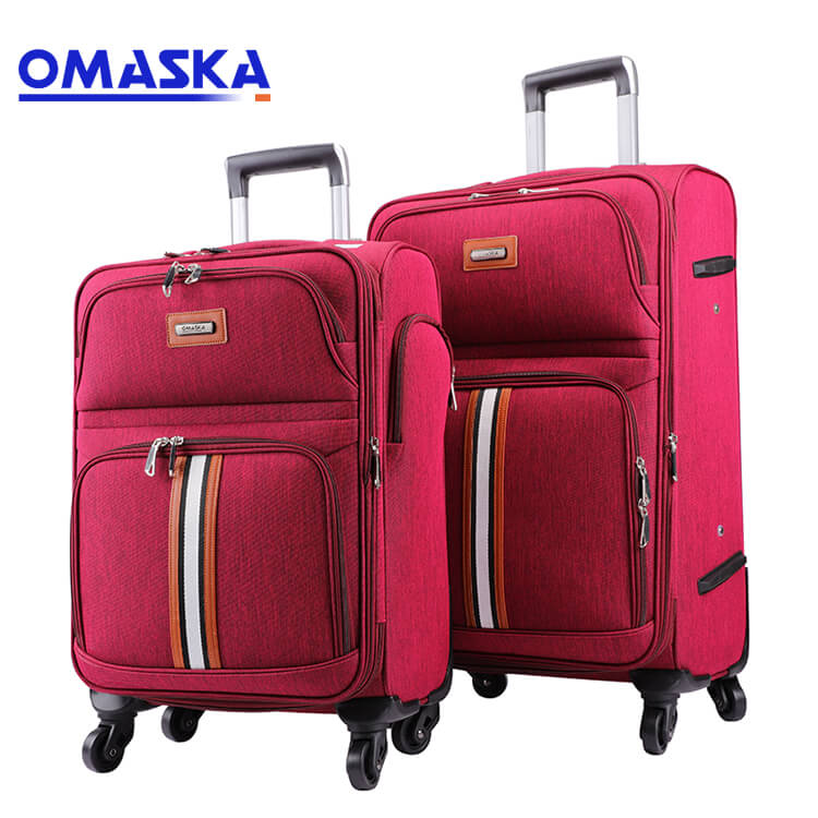 2020 New OMASKA 4 wheels 20 24 28 32 nylon trolley waterproof soft luggage set Featured Image
