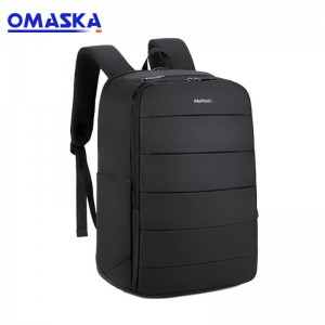 Wholesale High school student mens fashion strong waterproof nylon usb charging business travelling oem custom laptop backpack