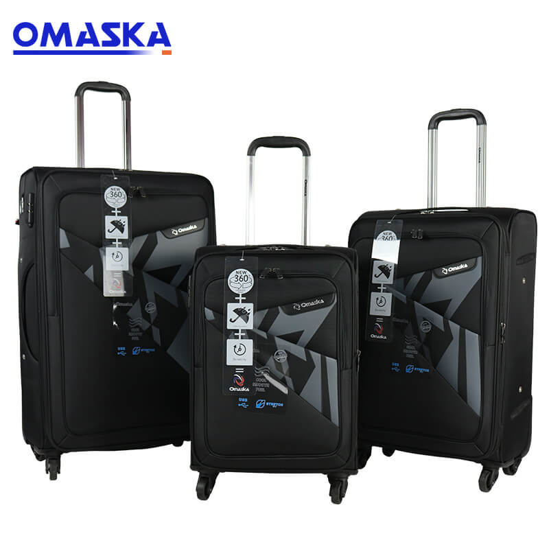 Renewable Design for Durable Trolley Case - Omaska luggage factory nice quality spinner wheel wholesale custom luxury 3 piece luggage set – Omaska