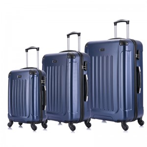 Omaska Factory Wholesale Abs Luggage 3 Pieces Set 015# Customize Logo Nice Quality Hard Shell Luggage