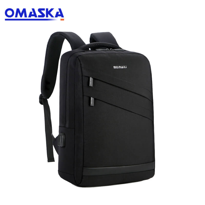 New Fashion Design for Custom Suitcase - 2019 China custom logo fashion waterproof nylon charging usb laptop backpack – Omaska