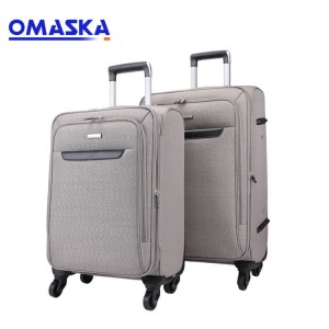 Wholesale Discount Travelling Bag - Wholesale design logo office business 4 wheeled 3 pieces trolley luggage bag sets suitcase  – Omaska
