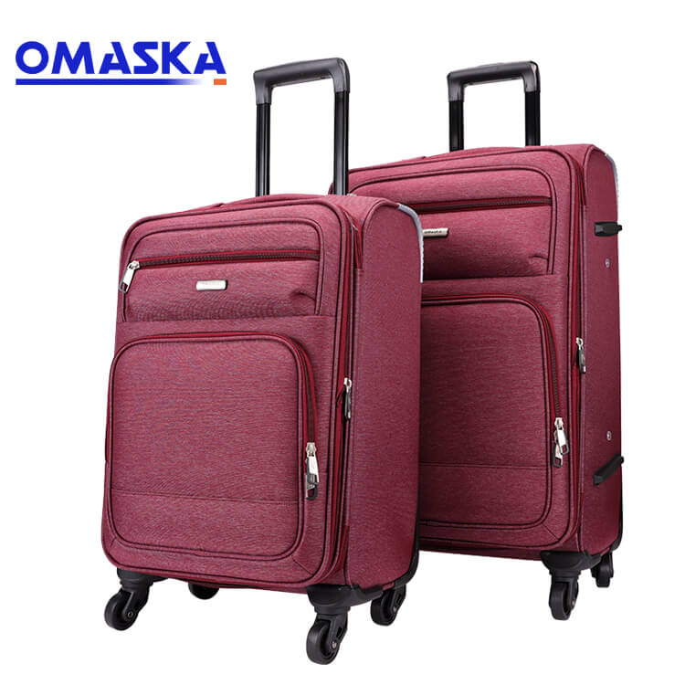 Factory Cheap Hot Pc Spinner Luggage - High Quality Custom 3 pcs set Nylon Waterproof Fabric Smooth Trolley Travel Luggage bags – Omaska