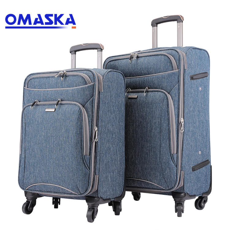 OEM/ODM Supplier Cheap Suitcases - TSA Lock 3pcs unisex Nylon business Custom suitcase Travel Bags Luggage set  – Omaska