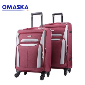 Reasonable price Kids Hard Luggage - 4 spinner wheels 20 24 28 set smooth suitcase travel bags trolly bag set  – Omaska