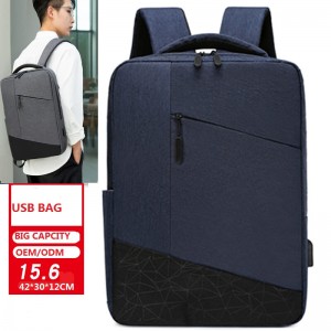 OMASKA Smart Backpack For Travelling Bagpack Mens Business Back Packs Laptop Travel Backpack Bag With USB Charging Port LXT9095