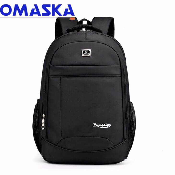 Factory supplied  Laptop Usb Backpack  - Casual Laptop Bagpack mochila escolar 1680D custom logo travel school backpack bag  – Omaska